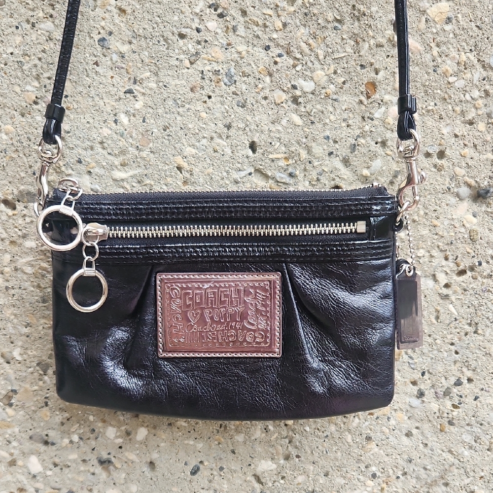 Coach small black crossbody bag